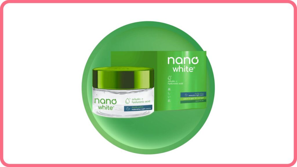 nano white double action restorative night cream