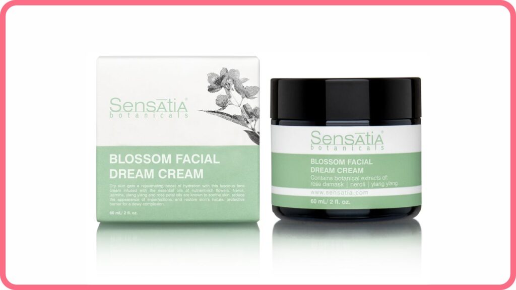 sensatia botanicals blossom facial dream cream