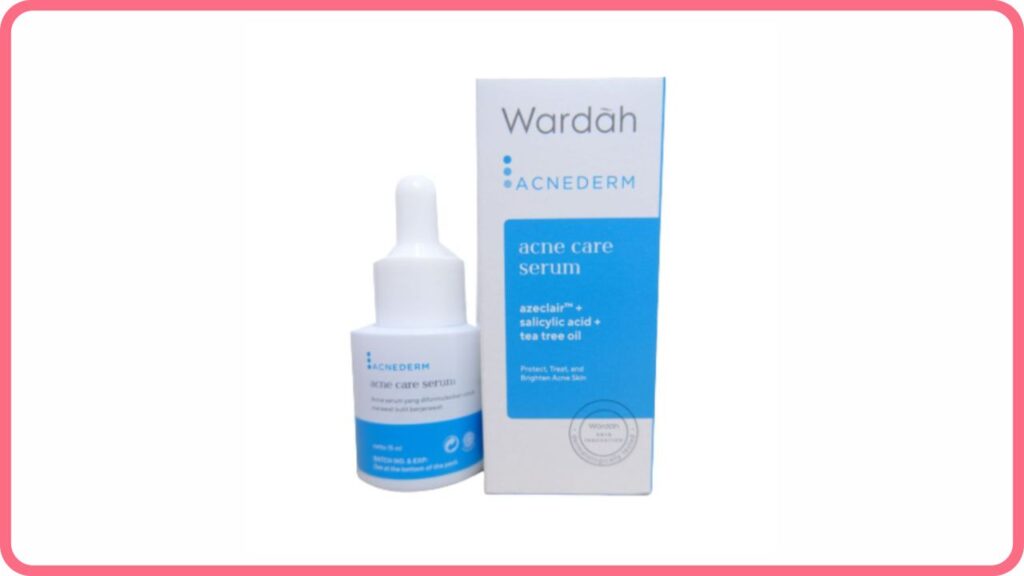 serum untuk kulit kombinasi wardah acnederm acne care serum